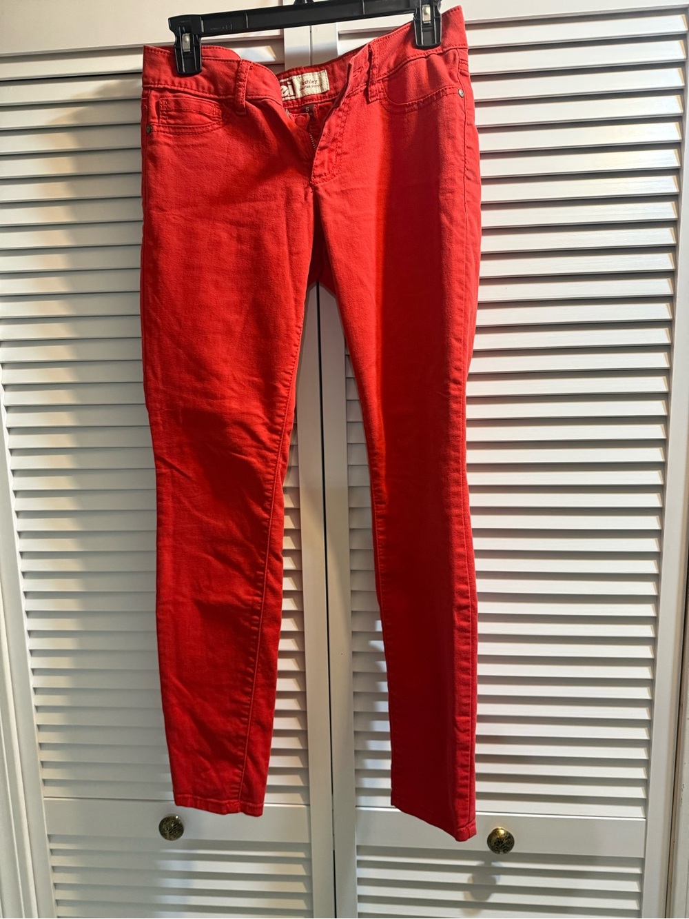 lei Women’s Bright Red Skinny Jeans